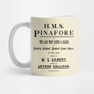 HMS Pinafore 1879 Sheet Music Song Book Cover Mug